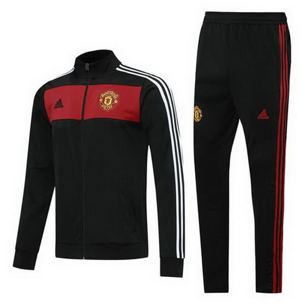 Replicas Chandal Manchester United 2020/21 Negro Rojo